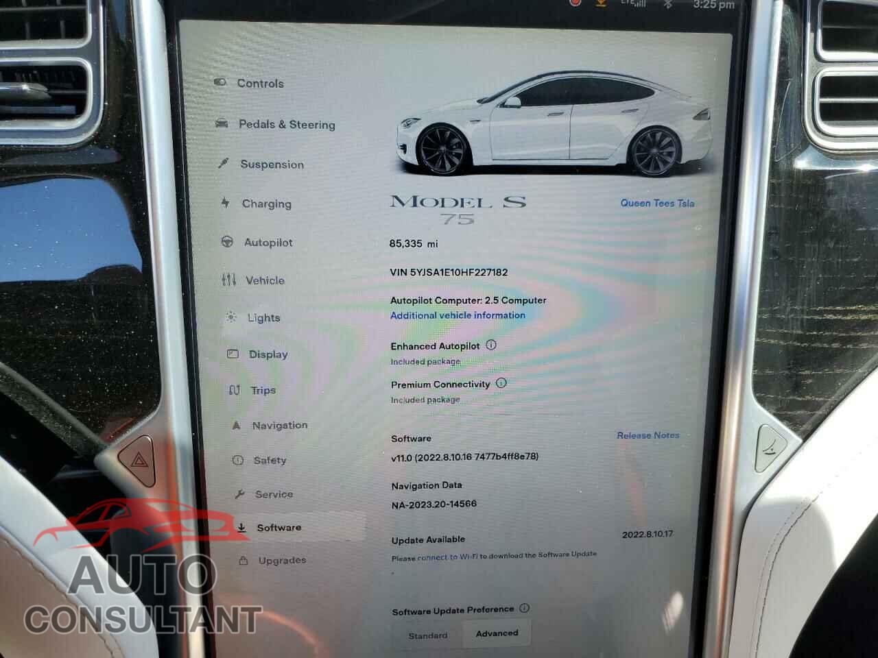 TESLA MODEL S 2017 - 5YJSA1E10HF227182