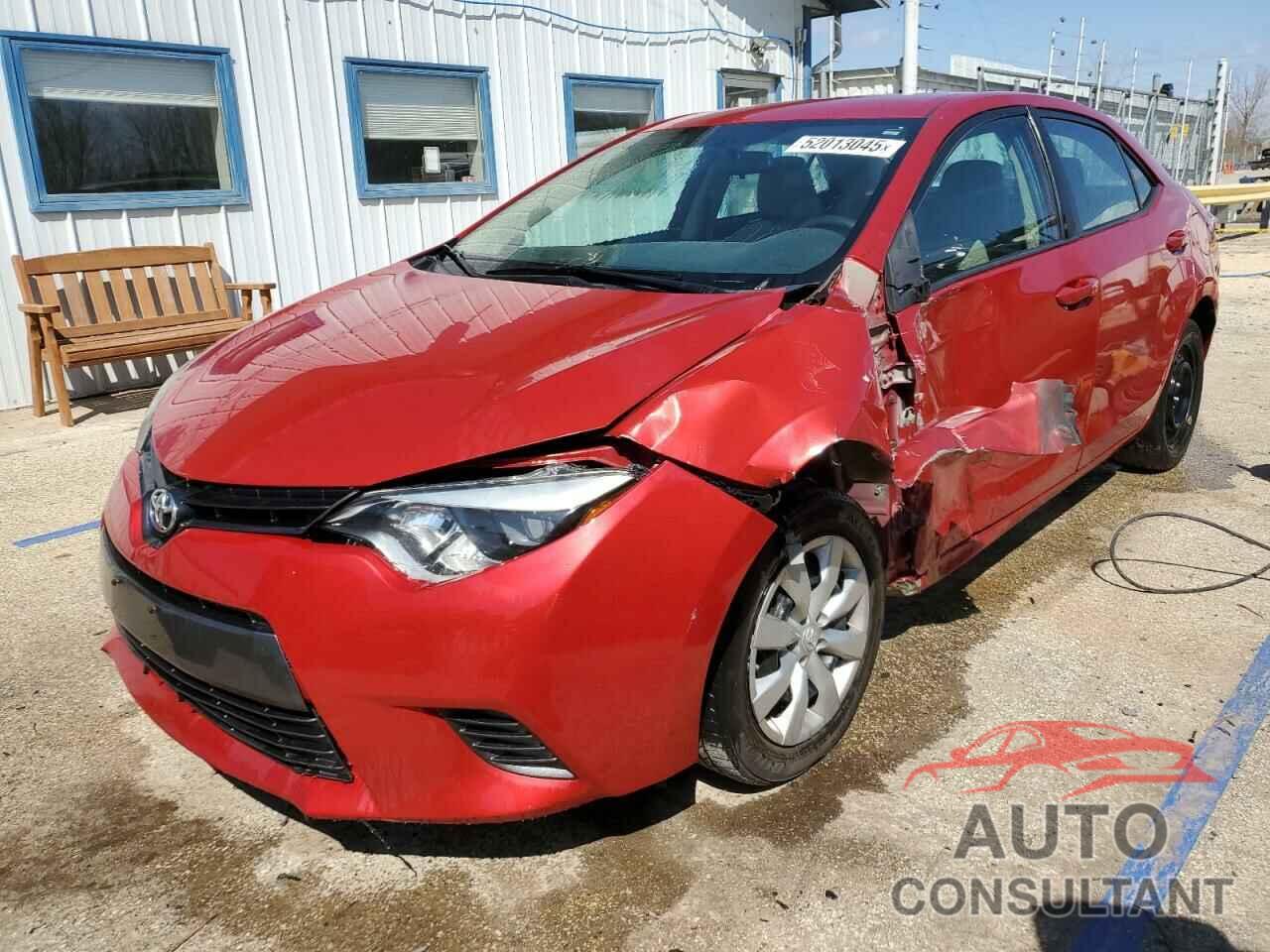 TOYOTA COROLLA 2016 - 5YFBURHE8GP518603
