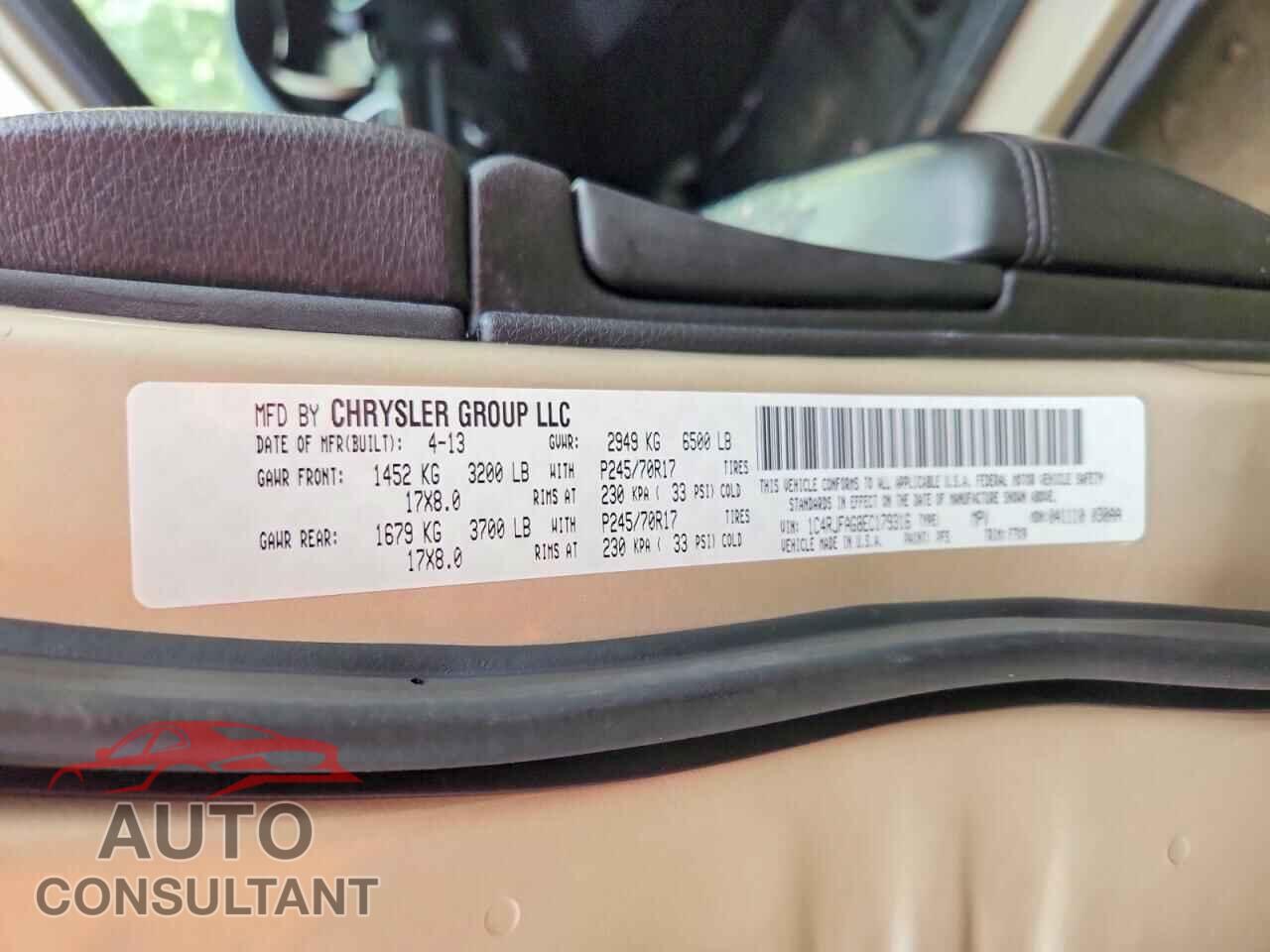 JEEP CHEROKEE 2014 - 1C4RJFAG8EC179316