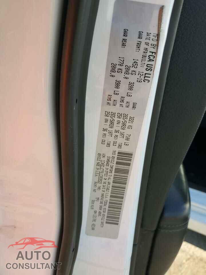 DODGE DURANGO 2020 - 1C4SDJCT5LC253522