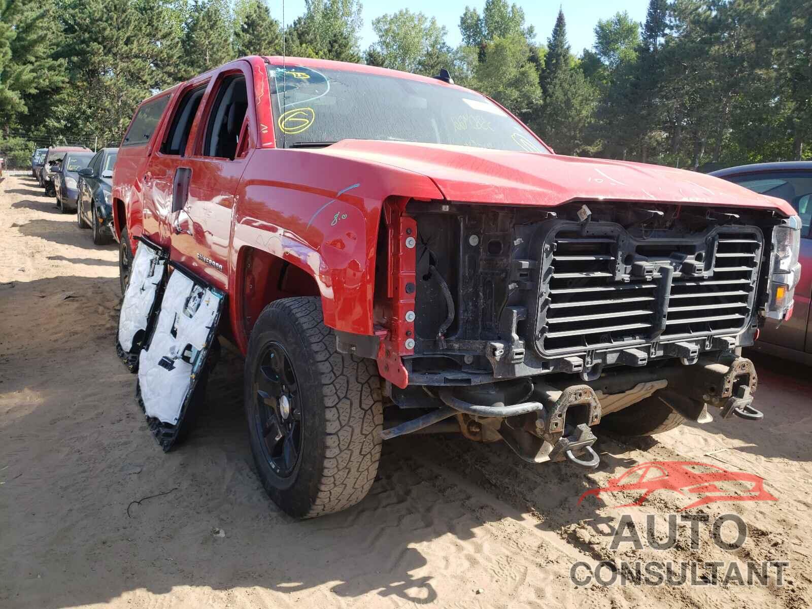 CHEVROLET SILVERADO 2017 - 3GCUKREH6HG434476