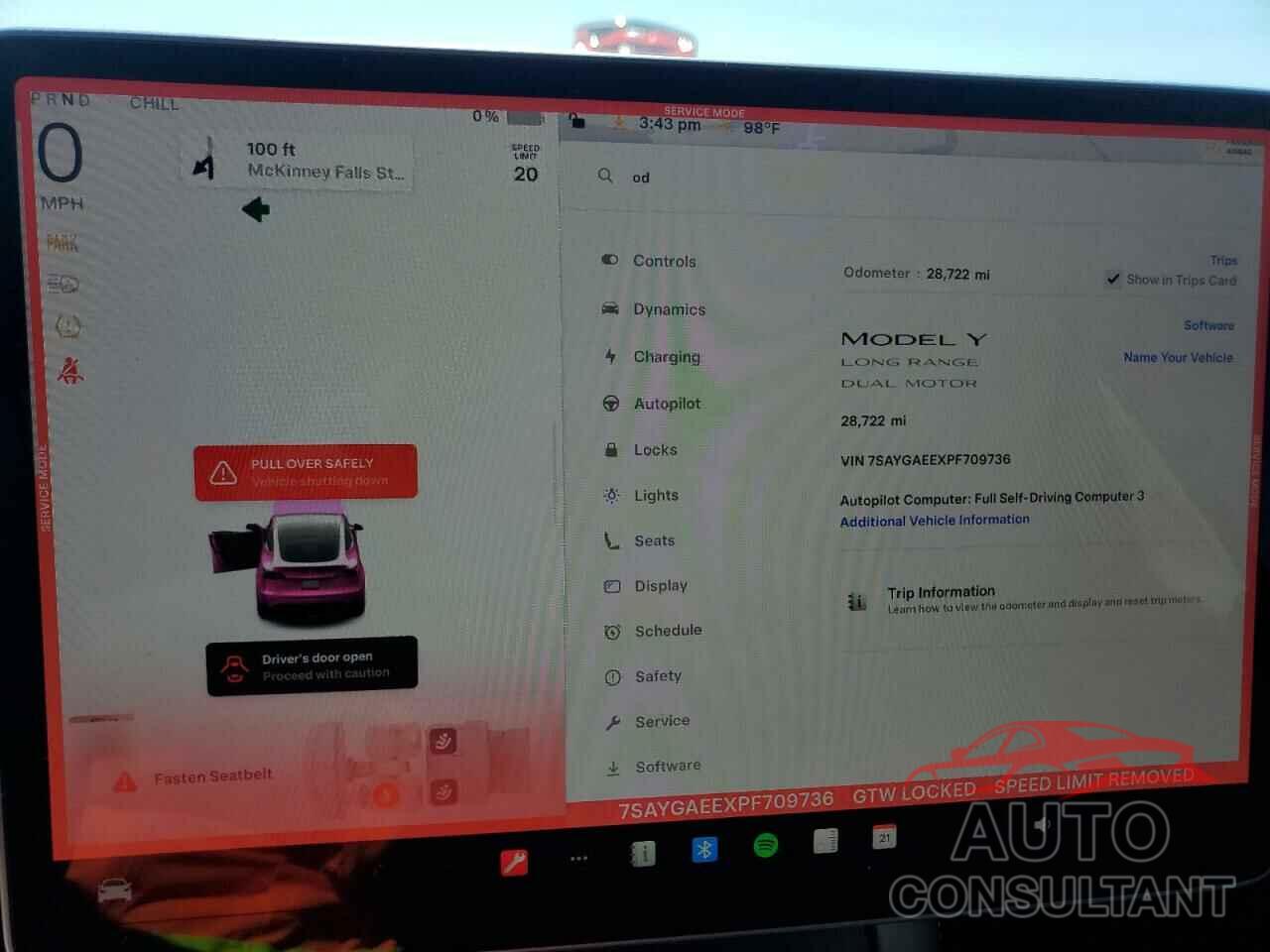 TESLA MODEL Y 2023 - 7SAYGAEEXPF709736