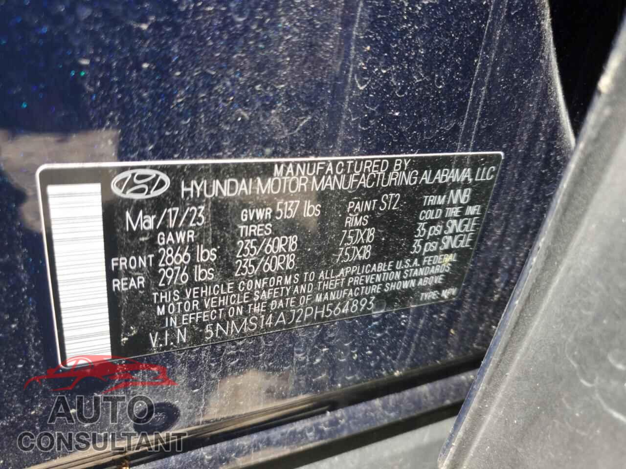 HYUNDAI SANTA FE 2023 - 5NMS14AJ2PH564893