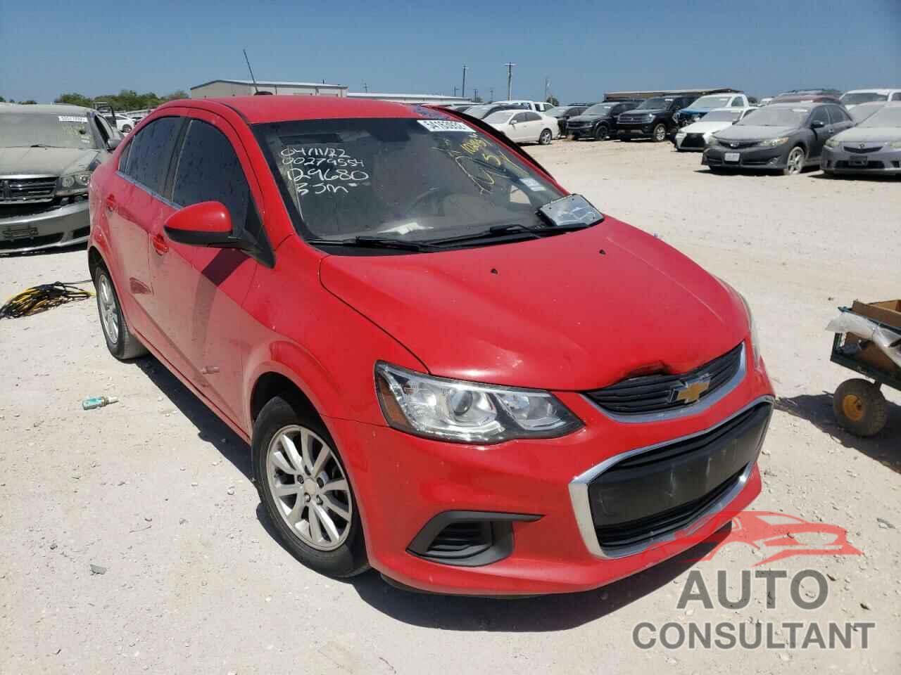 CHEVROLET SONIC 2017 - 1G1JD5SH3H4129680