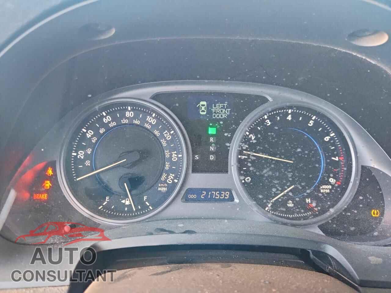 LEXUS IS 2010 - JTHBE5C29A5023638
