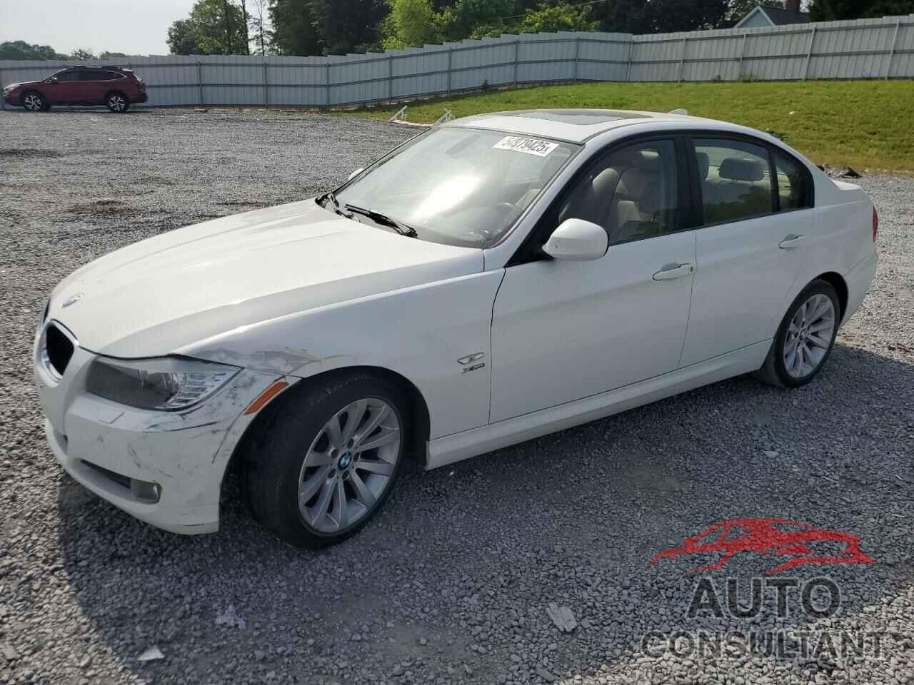 BMW 3 SERIES 2011 - WBAPK7C53BF087219