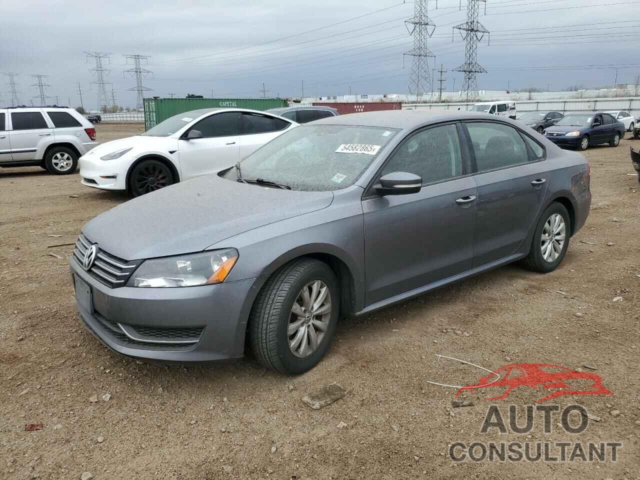 VOLKSWAGEN PASSAT 2013 - 1VWAP7A38DC048686