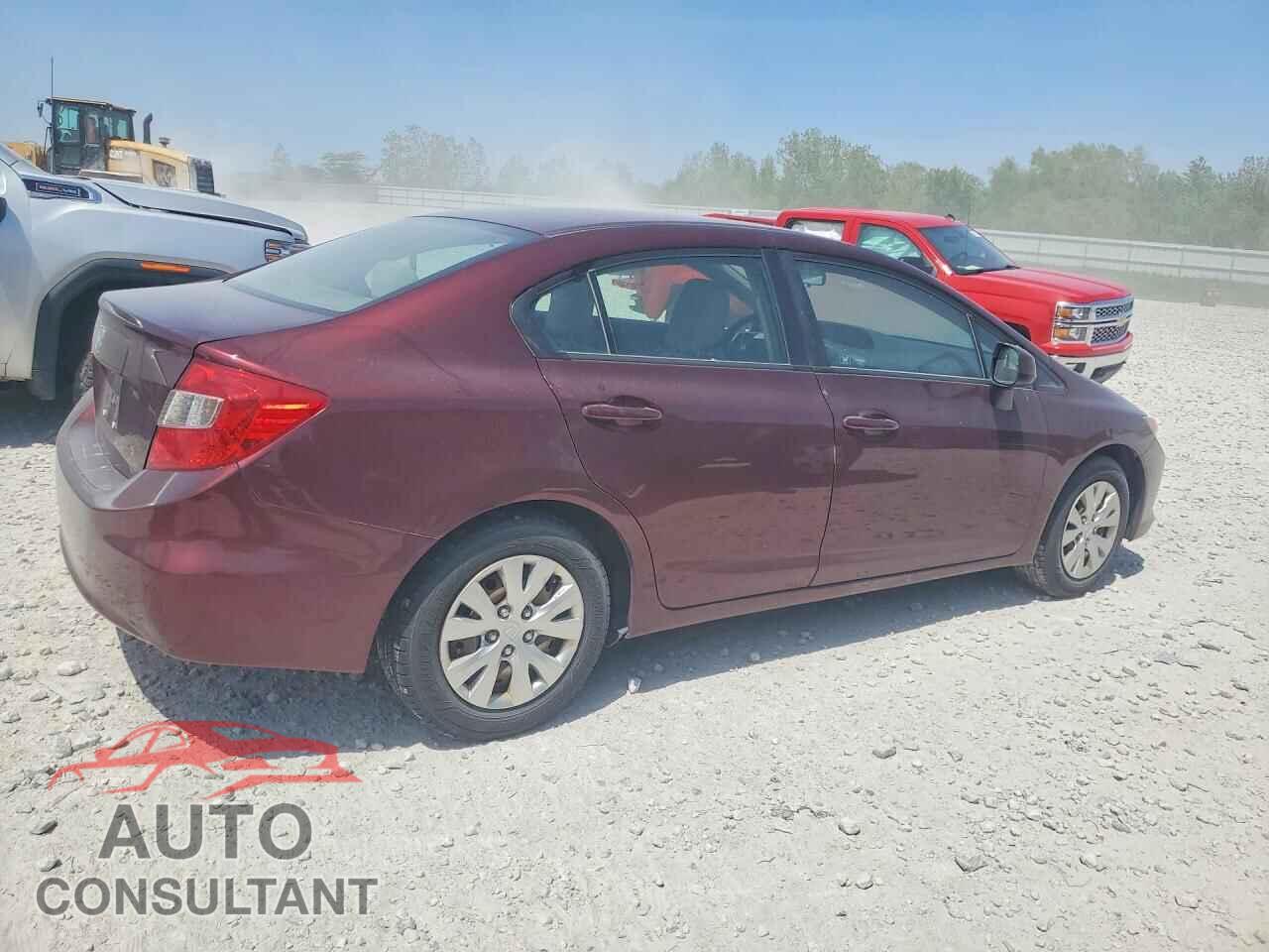 HONDA CIVIC 2012 - 19XFB2F52CE092565