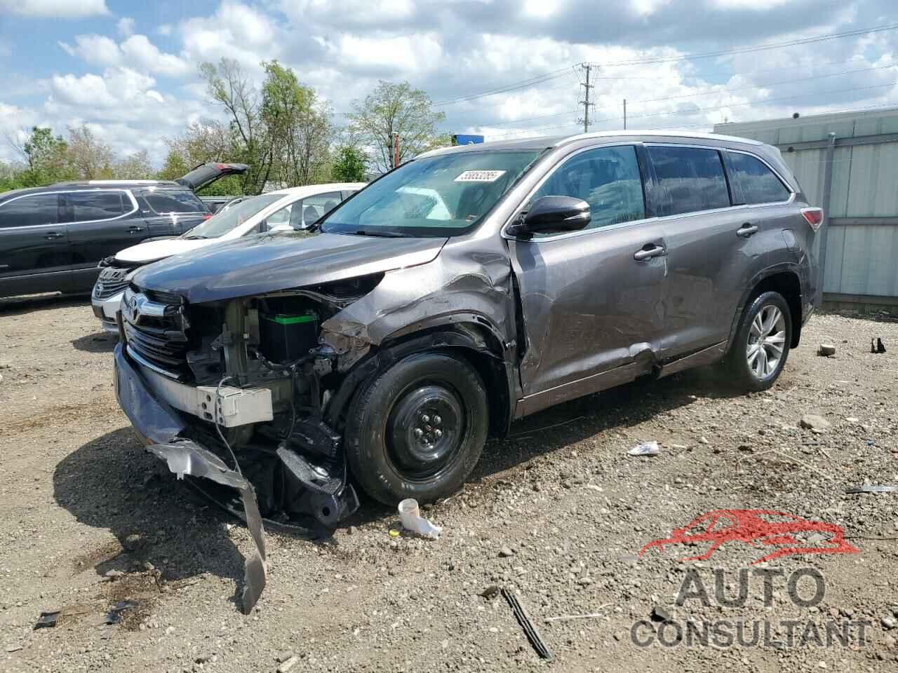 TOYOTA HIGHLANDER 2015 - 5TDJKRFH3FS153560