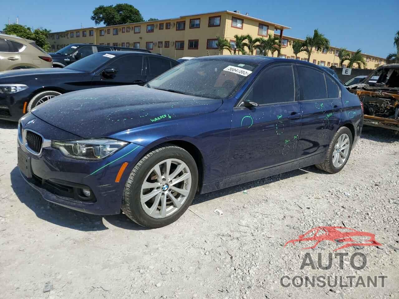 BMW 3 SERIES 2018 - WBA8A3C54JA491805