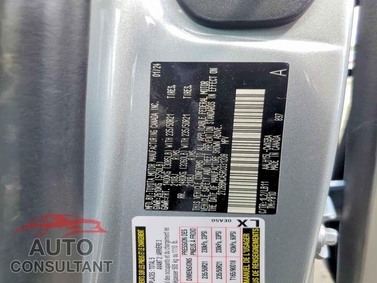 LEXUS UNKNOWN 2024 - 2T2BBMCA5RC031208