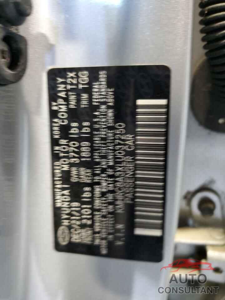 HYUNDAI VENUE 2020 - KMHRC8A3XLU037250