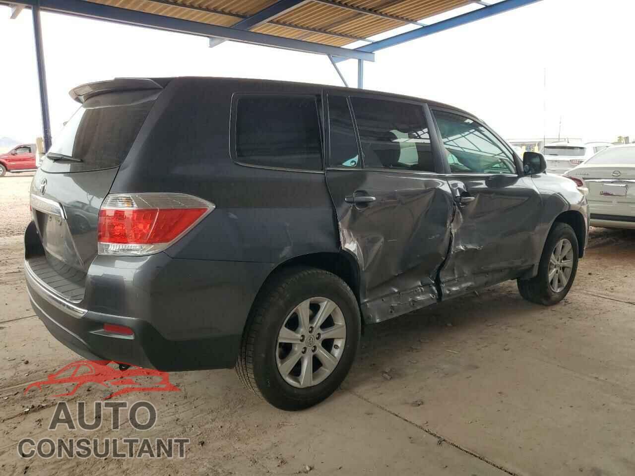 TOYOTA HIGHLANDER 2012 - 5TDBK3EH5CS159536