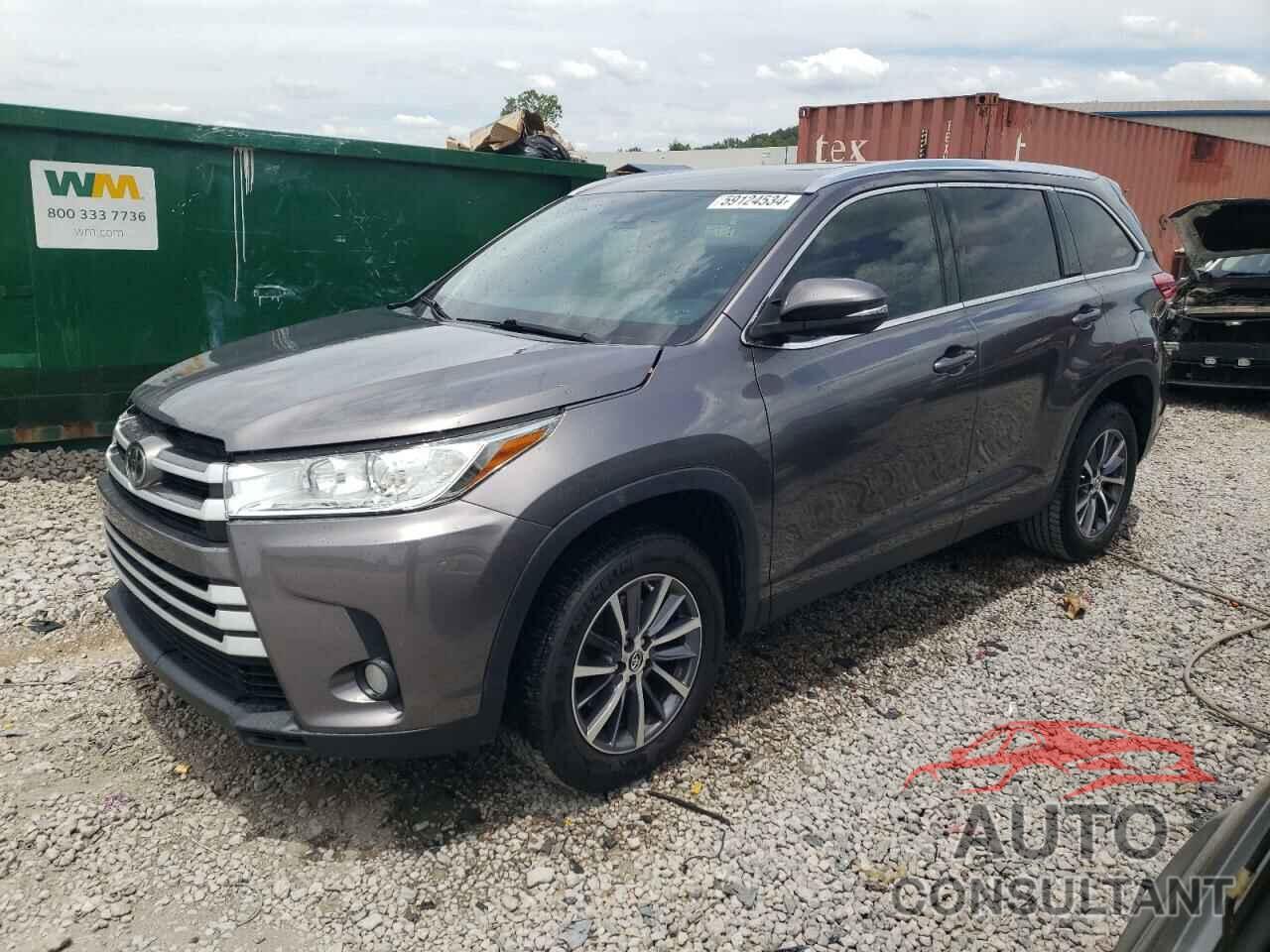 TOYOTA HIGHLANDER 2019 - 5TDKZRFH7KS568780