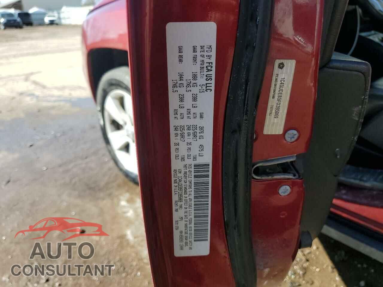 JEEP COMPASS 2015 - 1C4NJDEB5FD395069