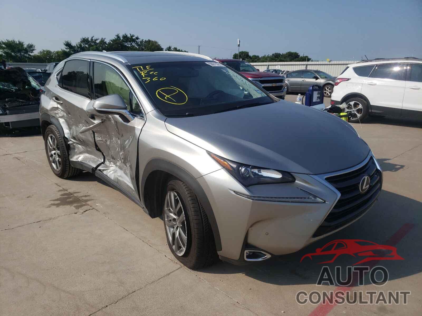 LEXUS NX 2016 - JTJYARBZXG2043420