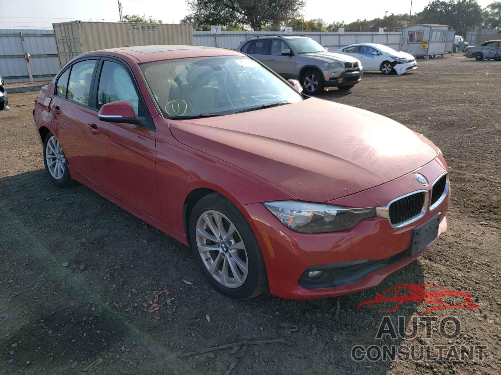 BMW 3 SERIES 2016 - WBA8E1G5XGNT34042