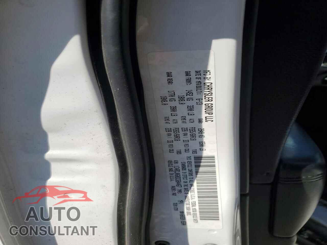 DODGE DURANGO 2013 - 1C4RDJAG0DC684467