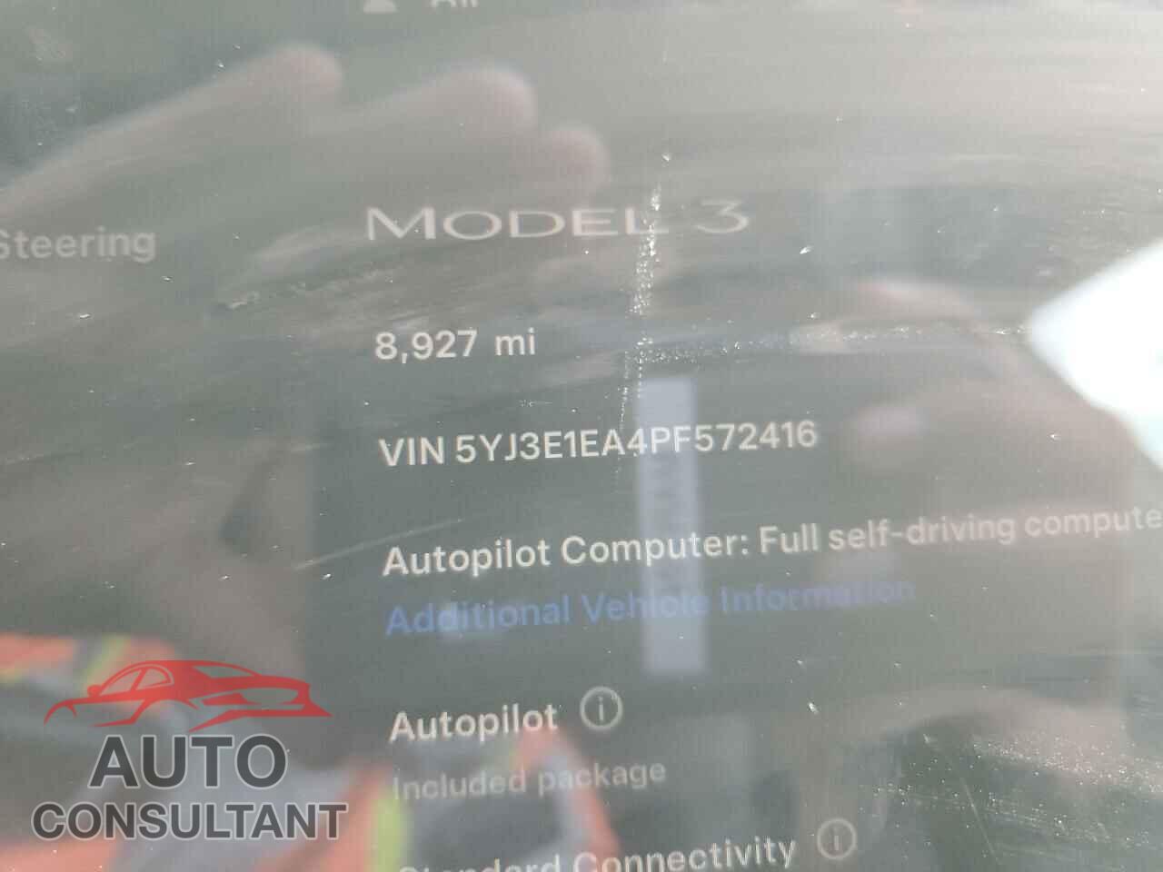 TESLA MODEL 3 2023 - 5YJ3E1EA4PF572416