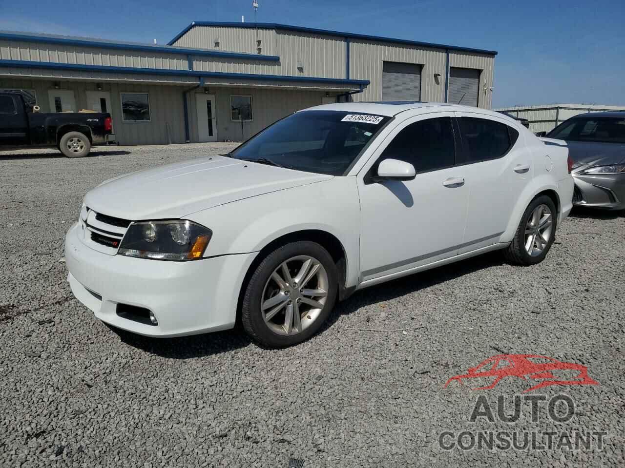 DODGE AVENGER 2013 - 1C3CDZCB1DN576258