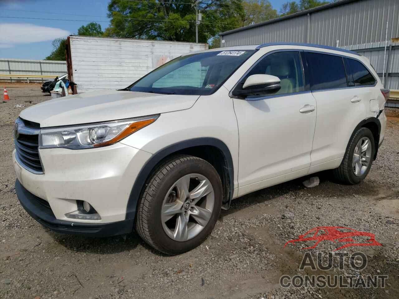 TOYOTA HIGHLANDER 2016 - 5TDDKRFH4GS269493