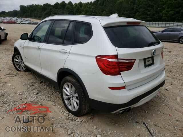 BMW X3 2016 - 5UXWX9C59G0D86835
