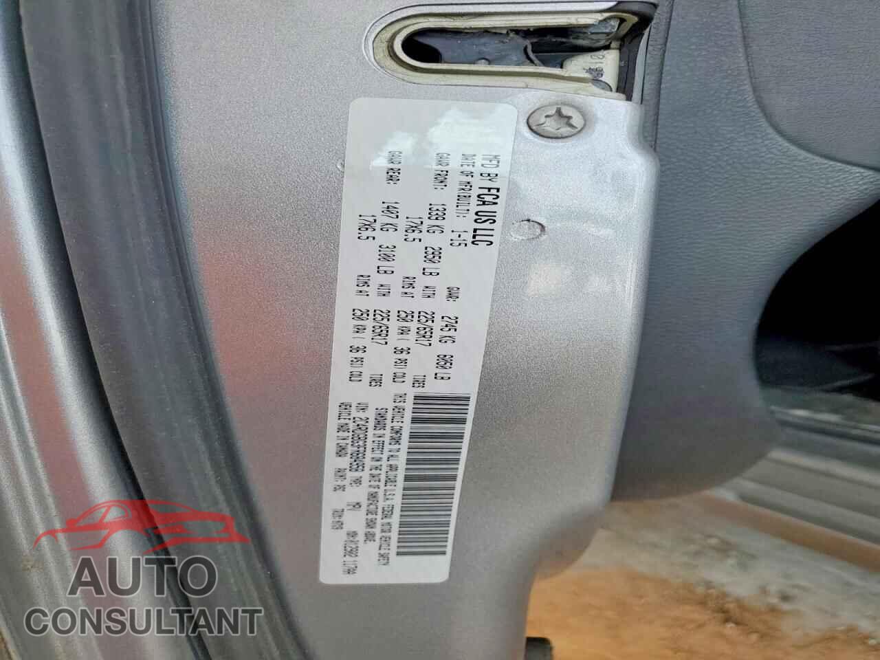 DODGE CARAVAN 2015 - 2C4RDGBG3FR684958