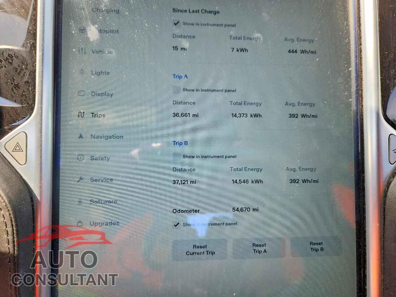TESLA MODEL S 2015 - 5YJSA1H49FF095882