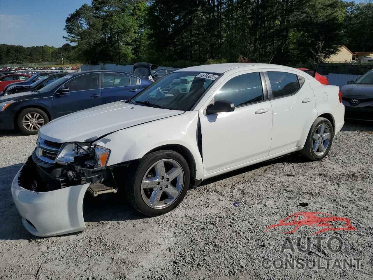 DODGE AVENGER 2012 - 1C3CDZAB6CN232412