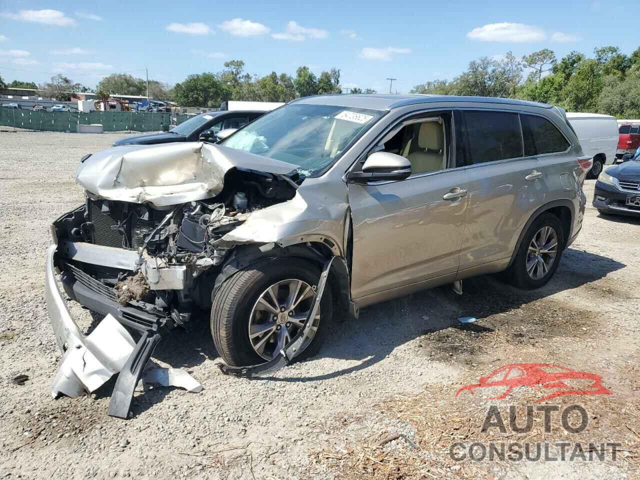 TOYOTA HIGHLANDER 2015 - 5TDKKRFH6FS063825