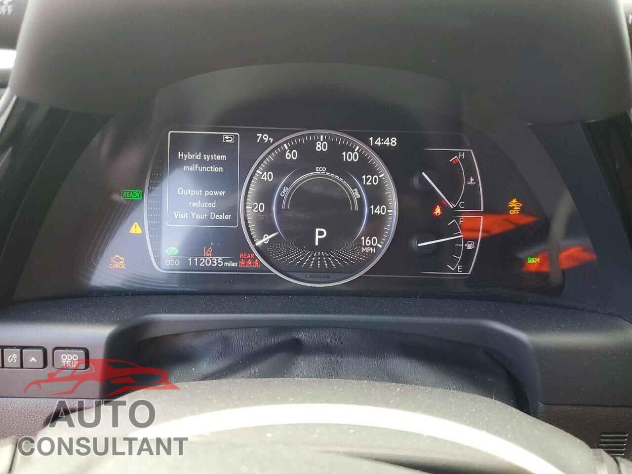 LEXUS ES300 2022 - 58ADA1C19NU015738