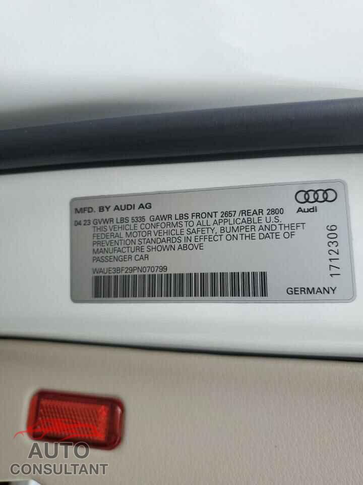 AUDI A6 2023 - WAUE3BF29PN070799