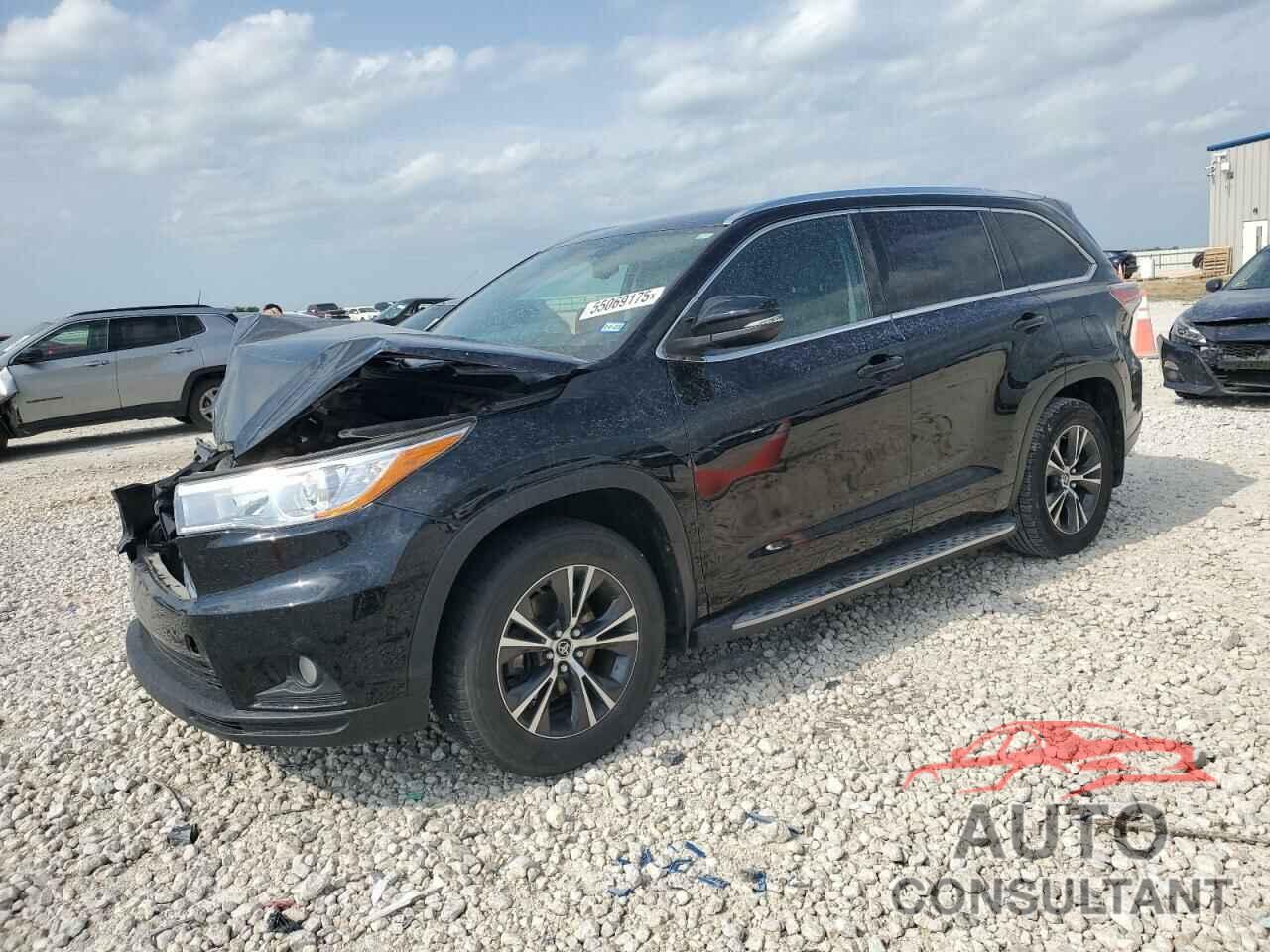 TOYOTA HIGHLANDER 2016 - 5TDKKRFH7GS145192