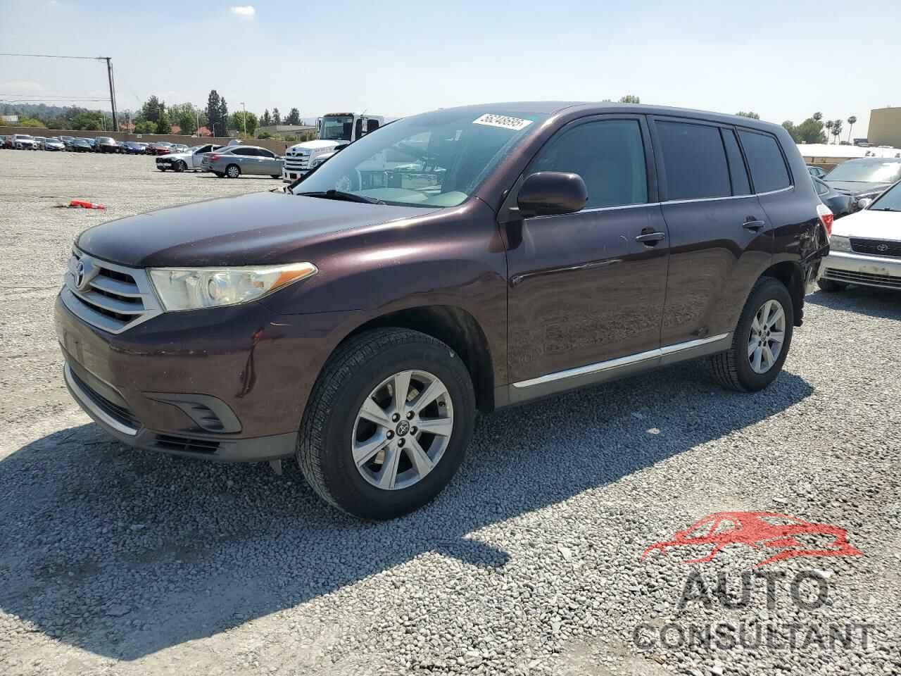 TOYOTA HIGHLANDER 2013 - 5TDZA3EH1DS033659