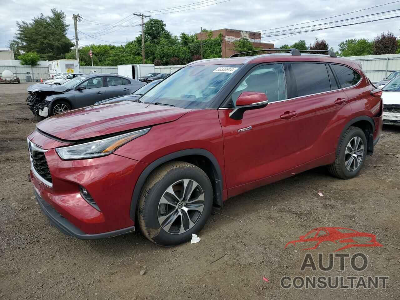 TOYOTA HIGHLANDER 2021 - 5TDHBRCH9MS530599