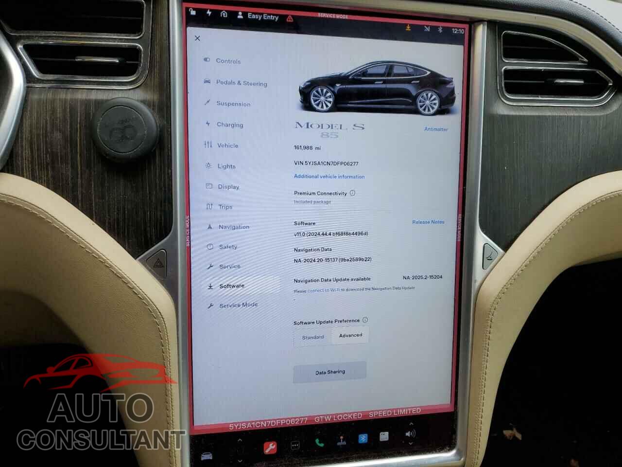 TESLA MODEL S 2013 - 5YJSA1CN7DFP06277