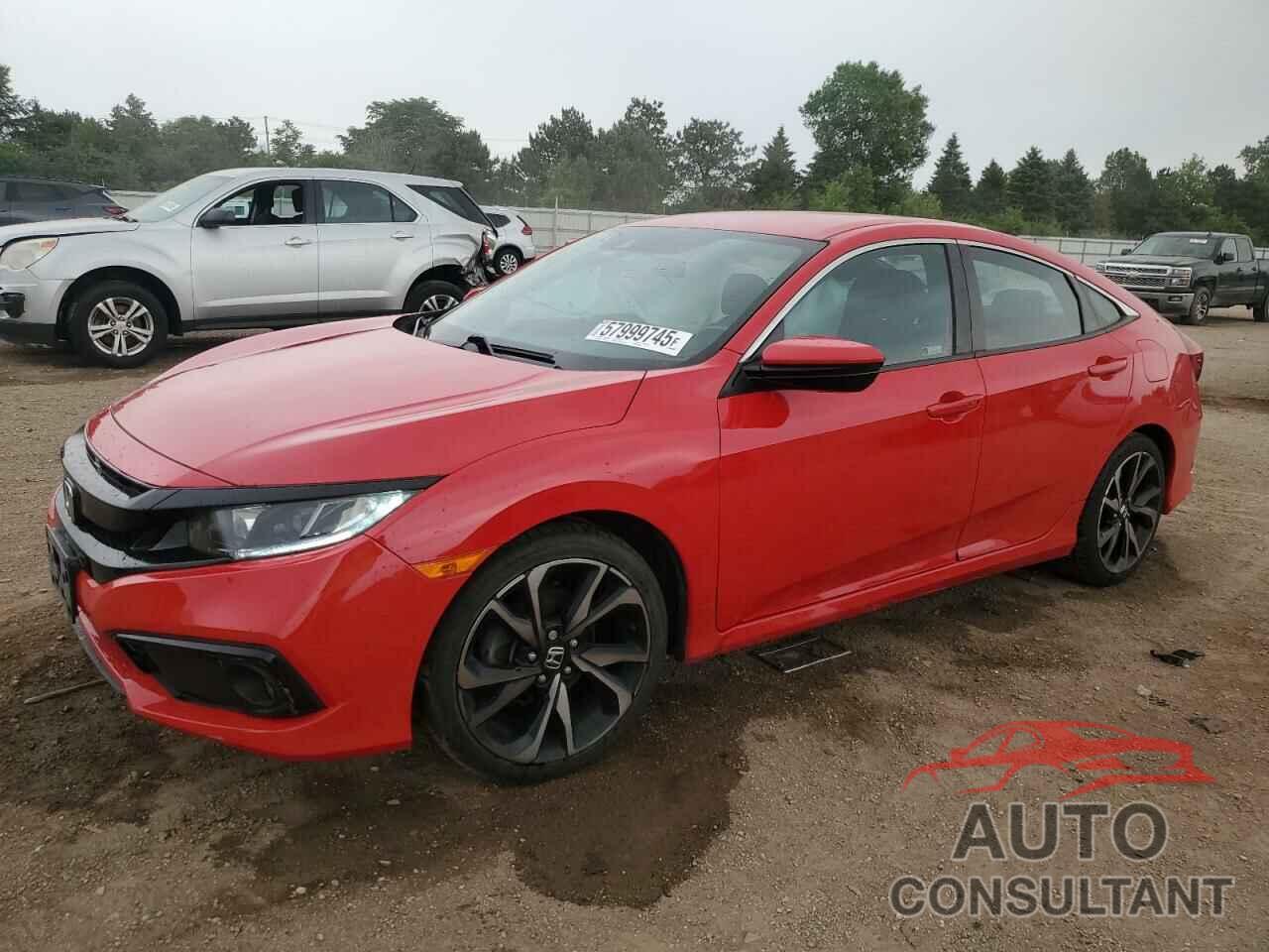 HONDA CIVIC 2019 - 2HGFC2F89KH509062