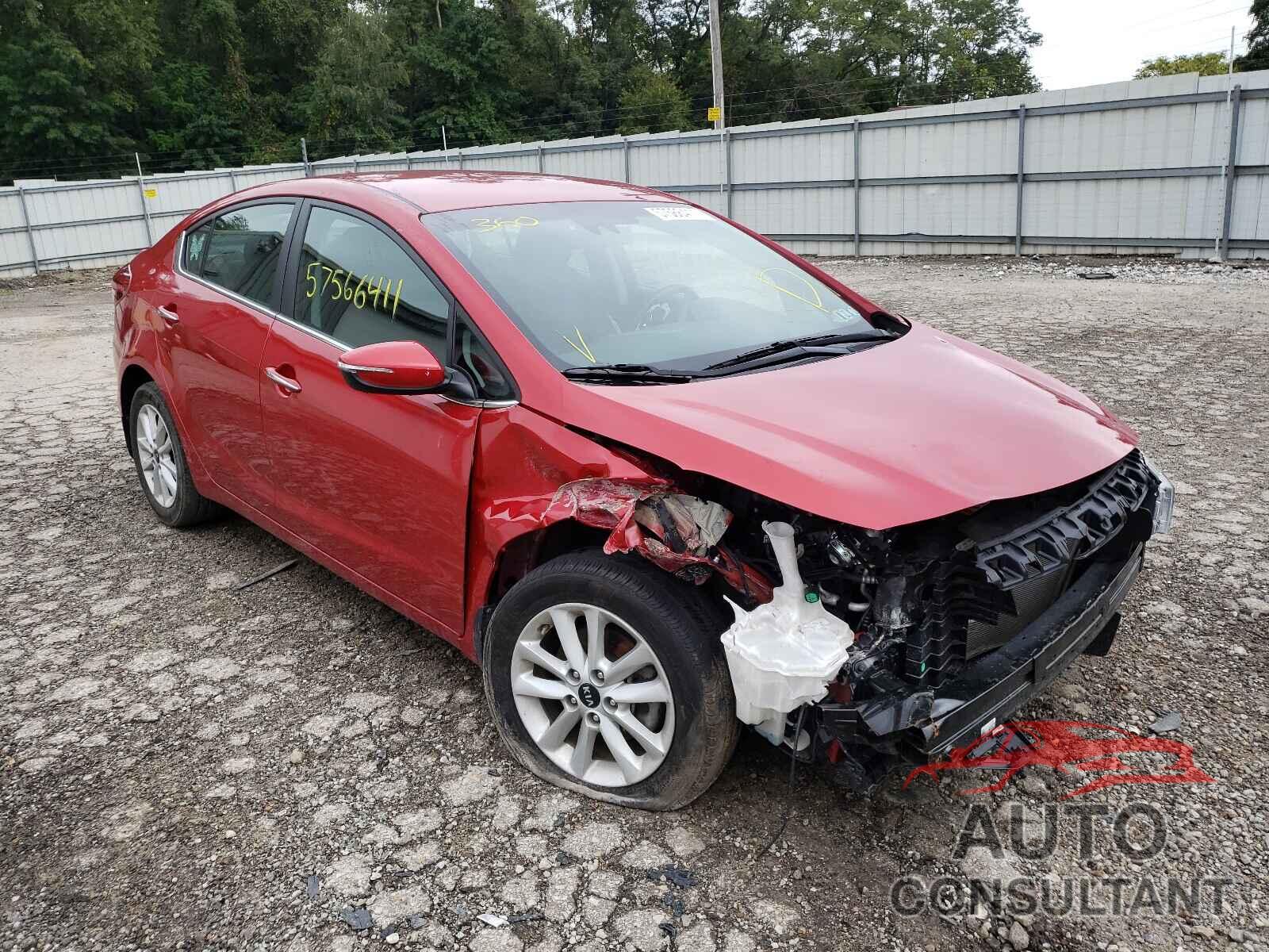 KIA FORTE 2017 - 3KPFL4A72HE028163