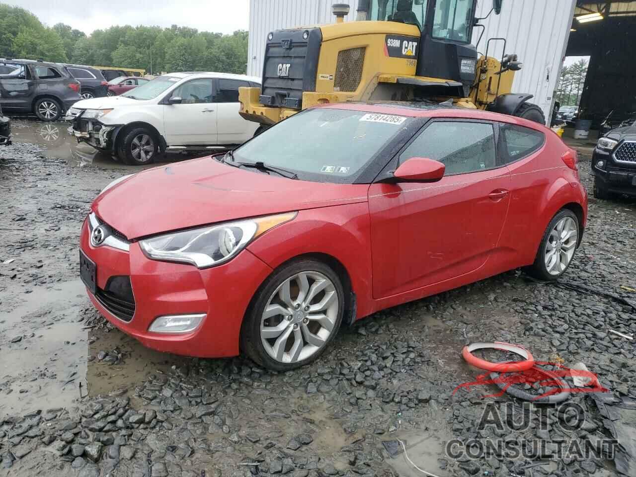 HYUNDAI VELOSTER 2013 - KMHTC6AD0DU147454