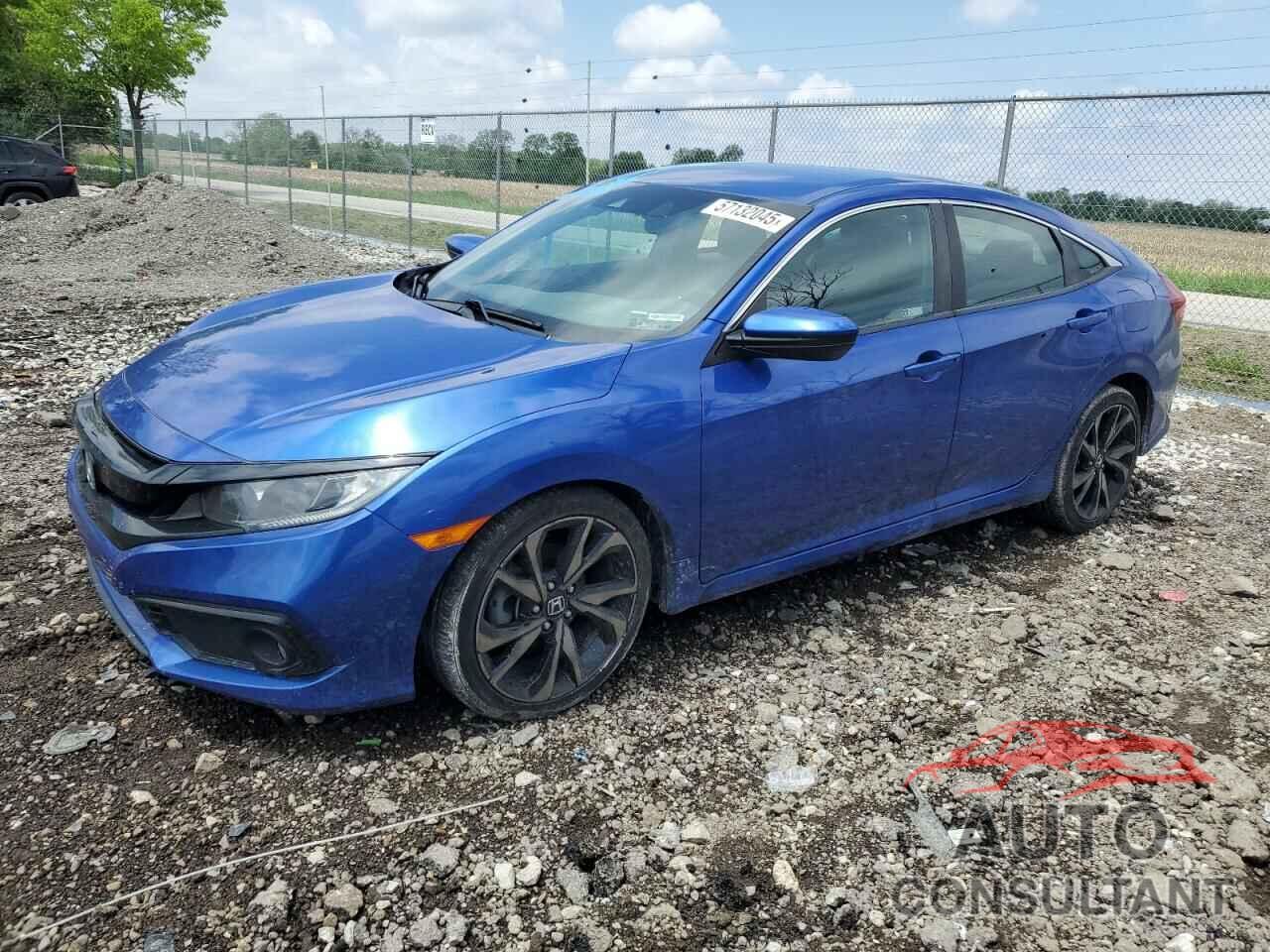 HONDA CIVIC 2019 - 2HGFC2F85KH586477