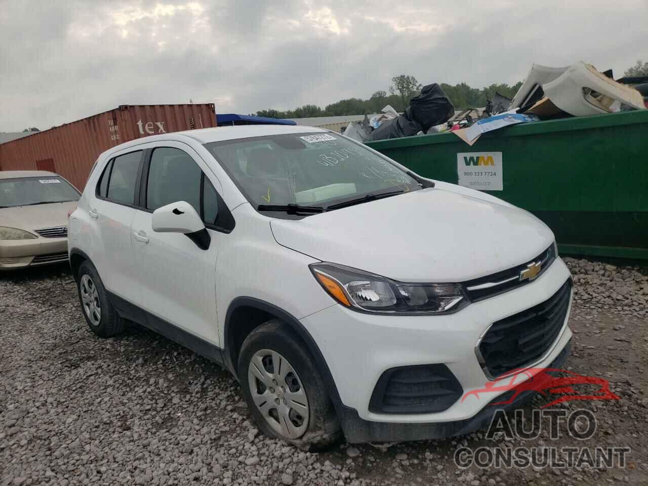 CHEVROLET TRAX 2017 - 3GNCJKSB5HL233334