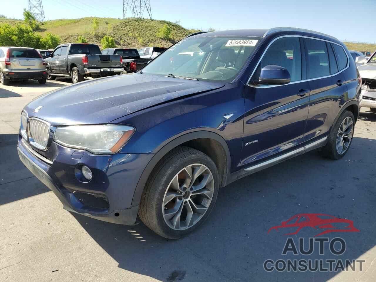 BMW X3 2015 - 5UXWX9C50F0D59165
