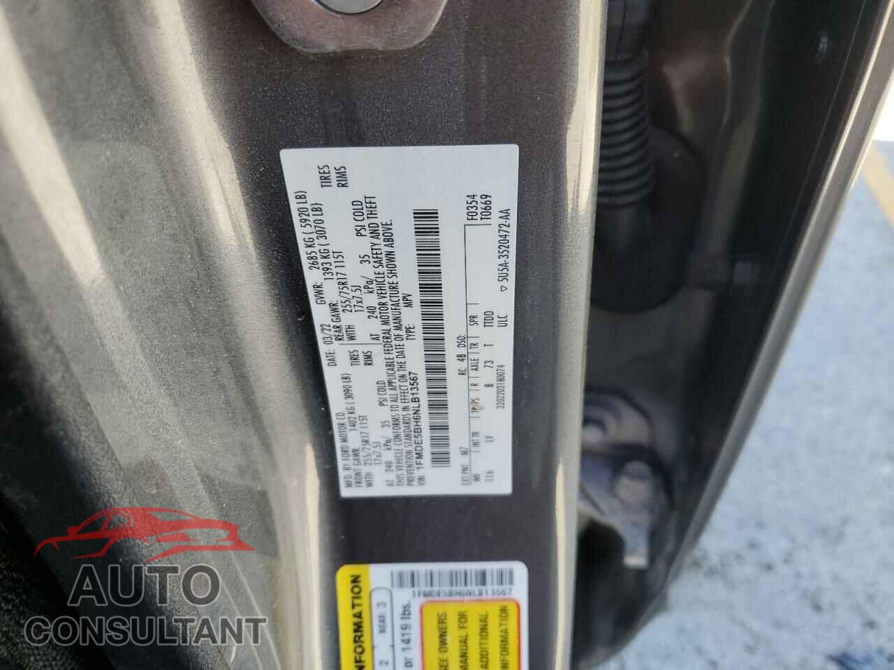 FORD BRONCO 2022 - 1FMDE5BH6NLB13567
