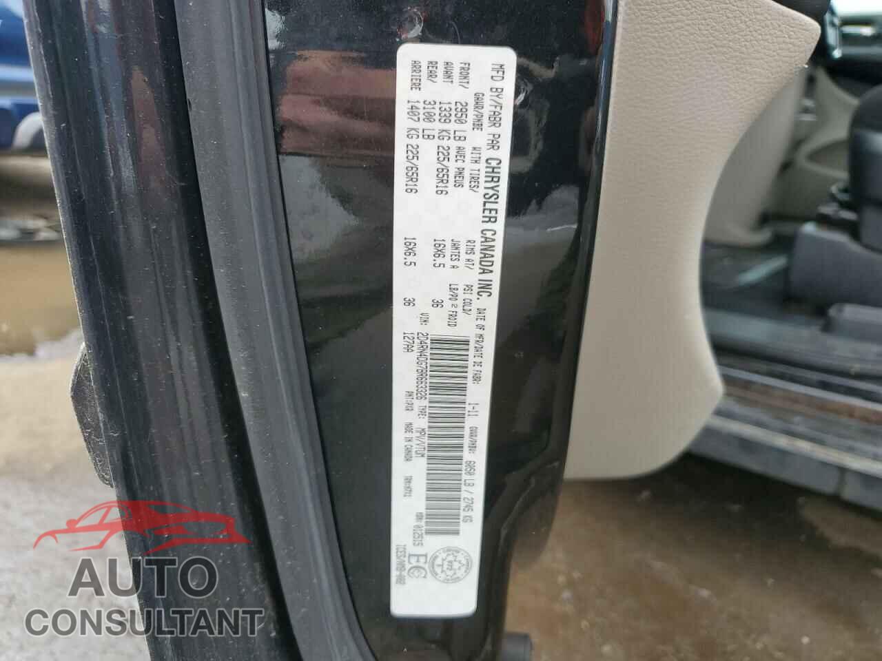 DODGE CARAVAN 2011 - 2D4RN4DG7BR663326