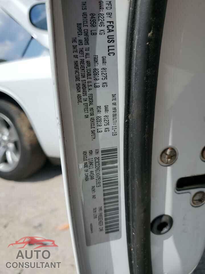 DODGE CHALLENGER 2019 - 2C3CDZAG1KH751919