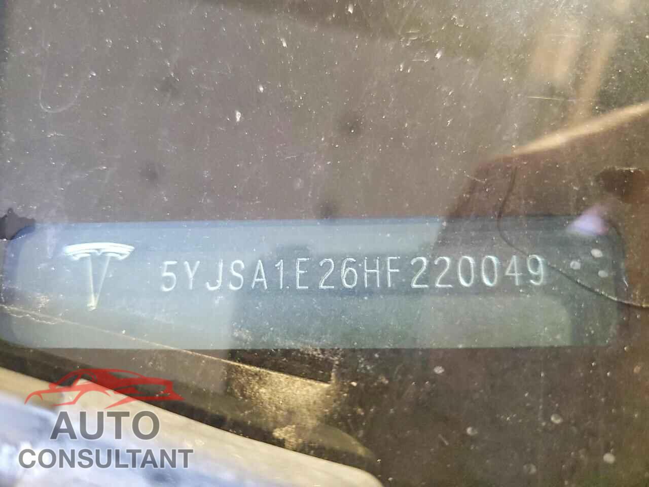TESLA MODEL S 2017 - 5YJSA1E26HF220049