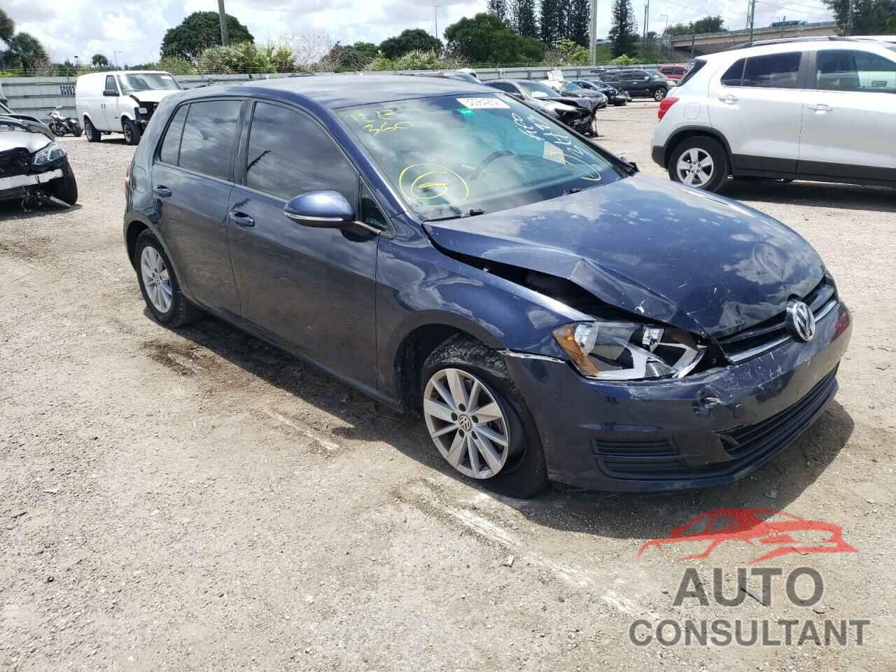 VOLKSWAGEN GOLF 2017 - 3VW217AU1HM043493