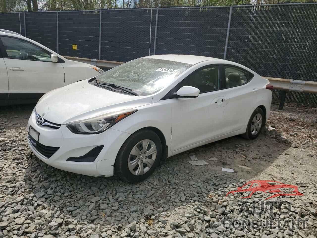 HYUNDAI ELANTRA 2016 - 5NPDH4AE6GH664330