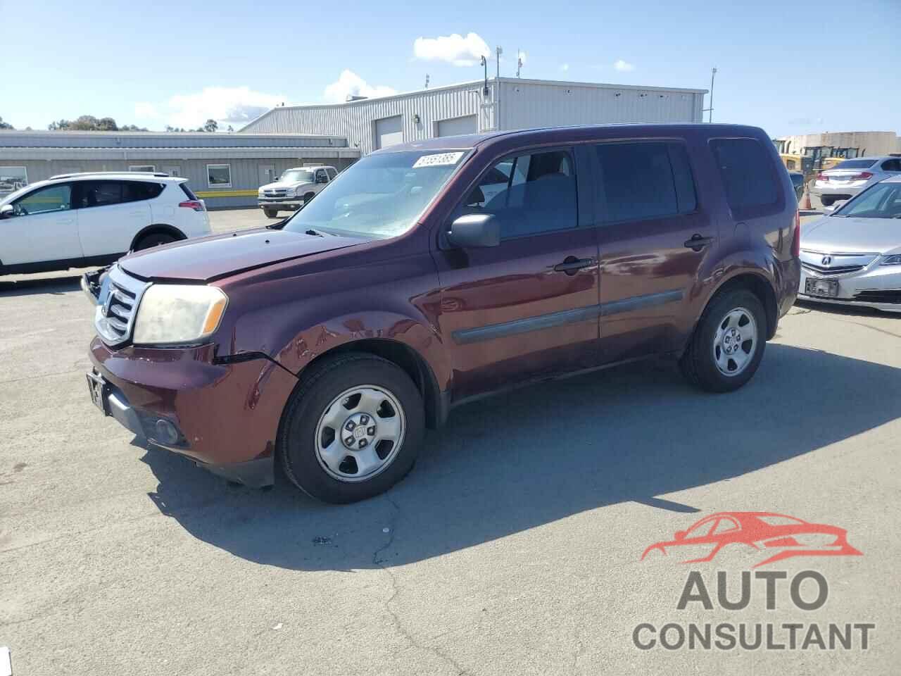 HONDA PILOT 2013 - 5FNYF3H23DB021991