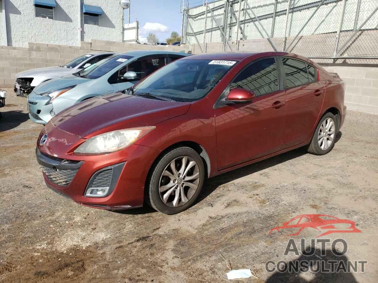 MAZDA MAZDA3 2010 - JM1BL1S54A1328502